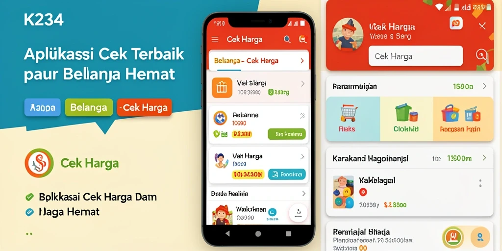 Antarmuka K234 yang menampilkan fungsi Cek Harga dengan jelas.