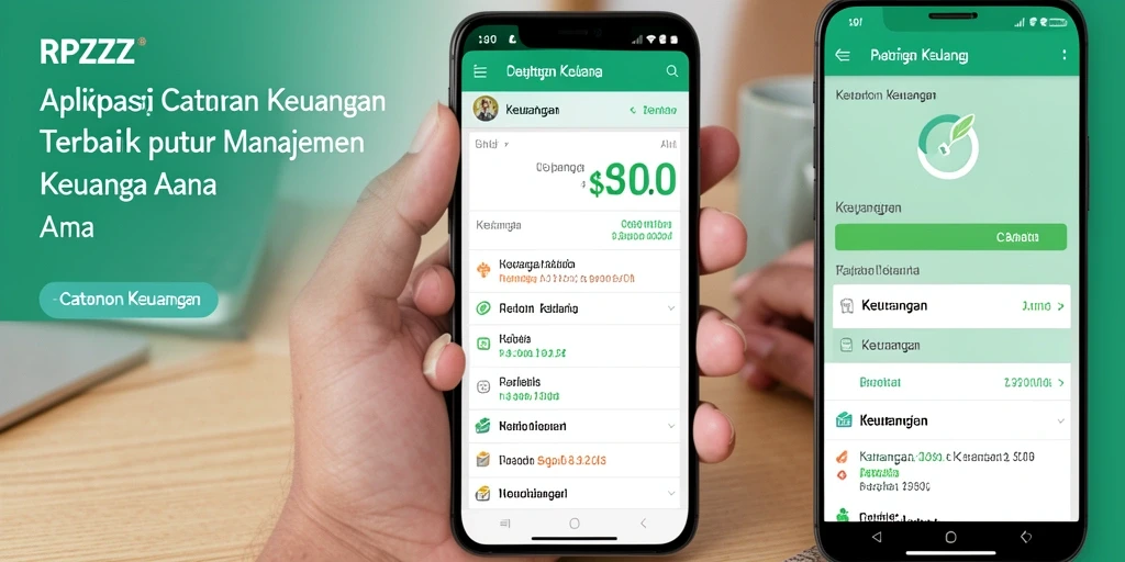 Antarmuka pengguna aplikasi Catatan Keuangan RPZZZ yang intuitif dan menarik.